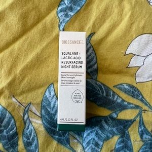 Biossance lactic acid resurfacing night serum